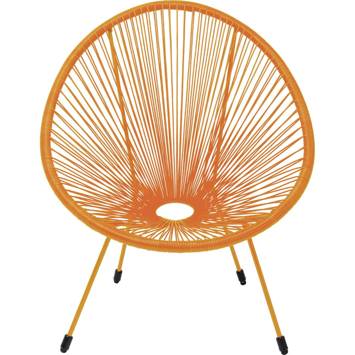Fauteuil de jardin Acapulco Mono orange Kare Design