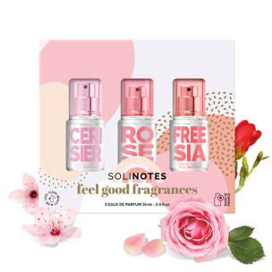 Fleur de Cerisier - Rose - Freesia  - Coffret Eau de Parfum 3x15 ml