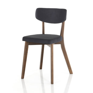 ORESTELUCHETTA set 2 sedie TOKYO EVOLUTION DARK WOOD