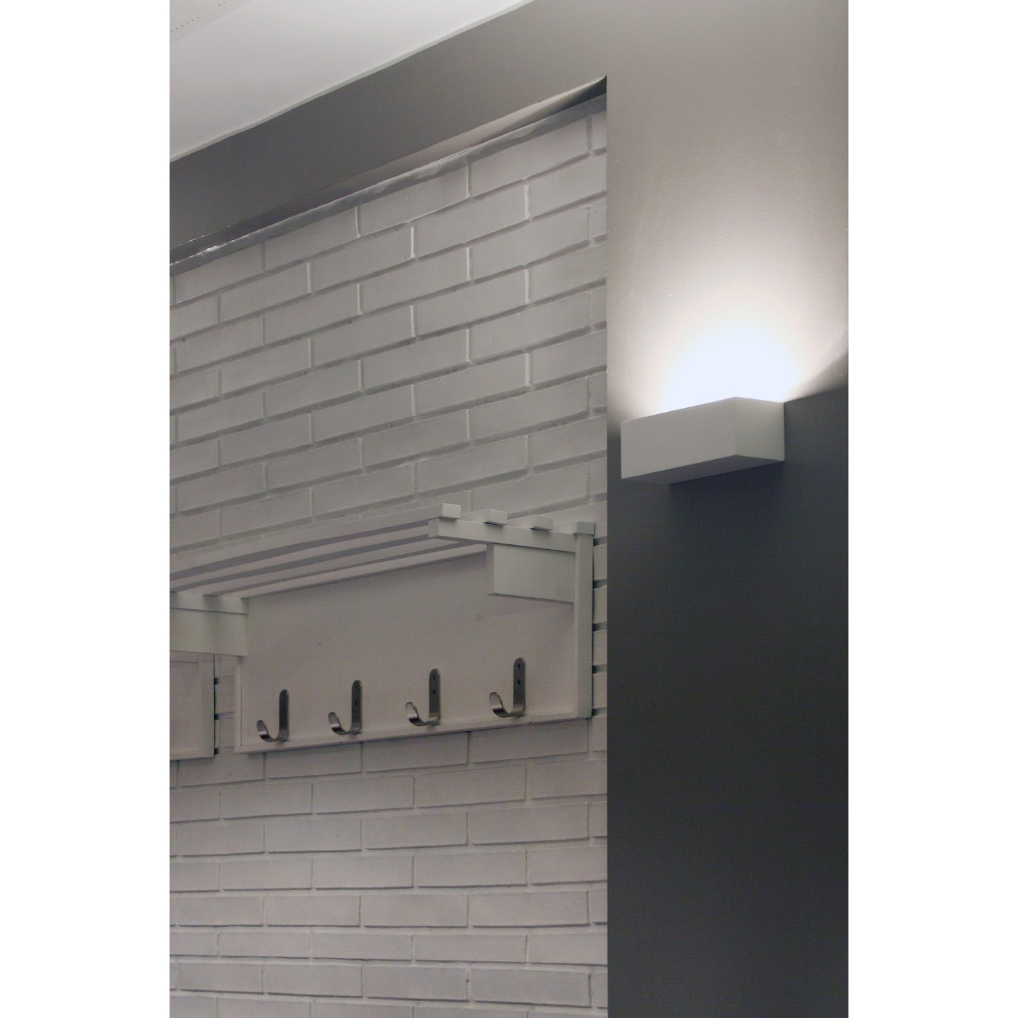 EACO 1 Lampe applique blanc