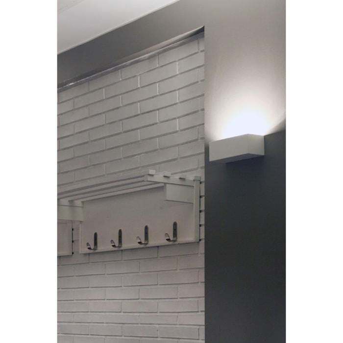 EACO 1 Lampe applique blanc