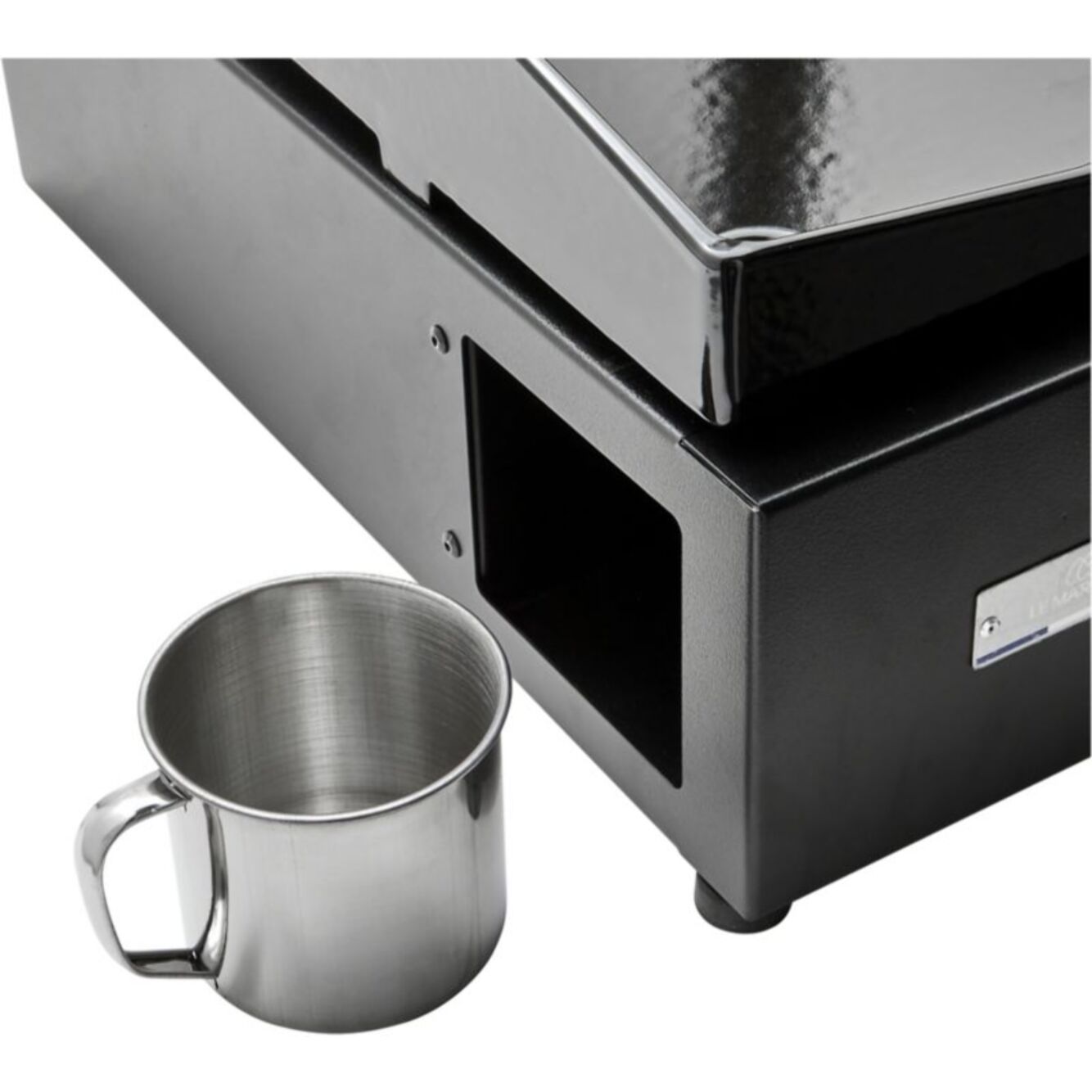 Plancha gaz LE MARQUIER Pure 375 Noir 3 brûleurs à poser, 75x40 cm