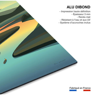 Tableau de voyage Fleuve d'Amazonie Tableau alu Dibond