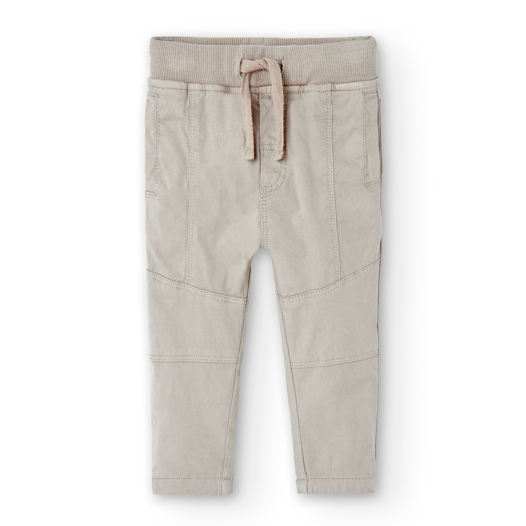 Pantalón gabardina elástica de bebé niño