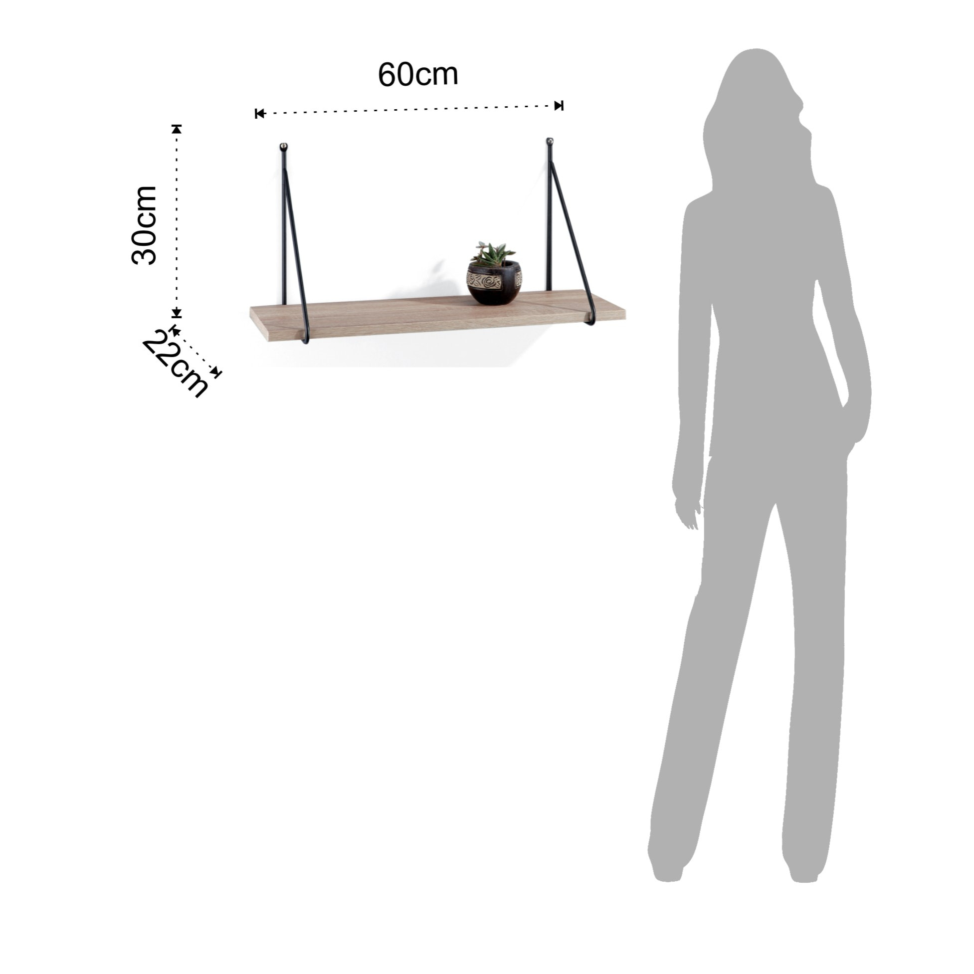 Tomasucci Étagère murale FAST Multicolore