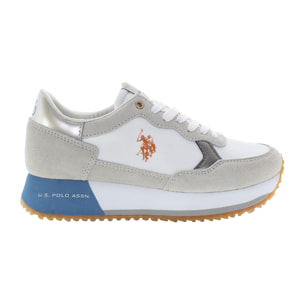 Sneakers U.S. Polo Assn. bianco sporco-beige