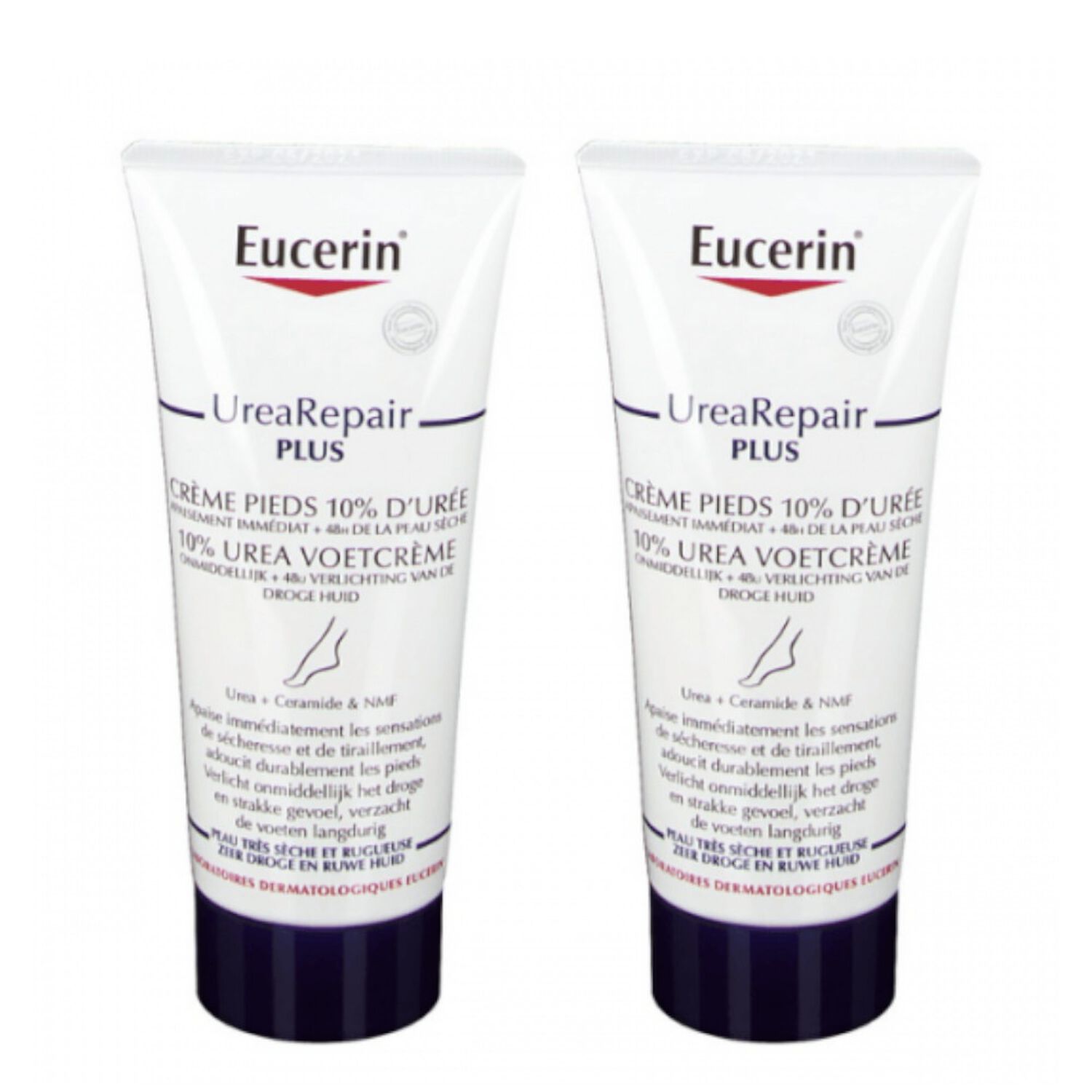 Urearepair  - Duo Crème Pieds Hydratant 10% d'Urée 100 ml