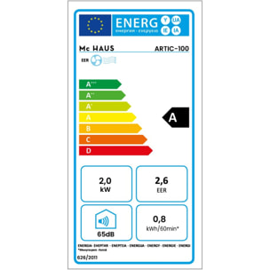 Aire acondicionado portátil 7000BTU Clase A ≥ 14m² 3 en 1 refrigeración