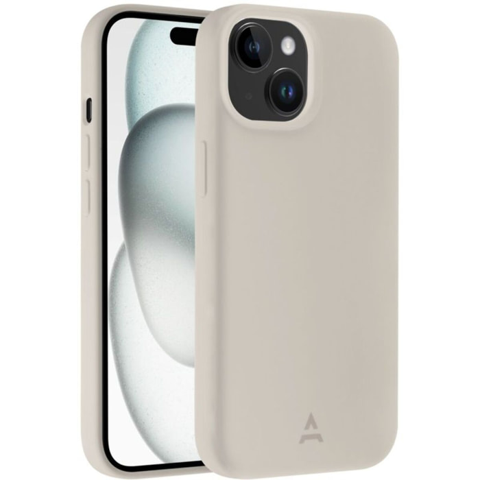 Coque ADEQWAT iPhone 15 Beige