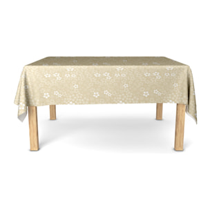 Nappe coton enduit LOLIPOP beige