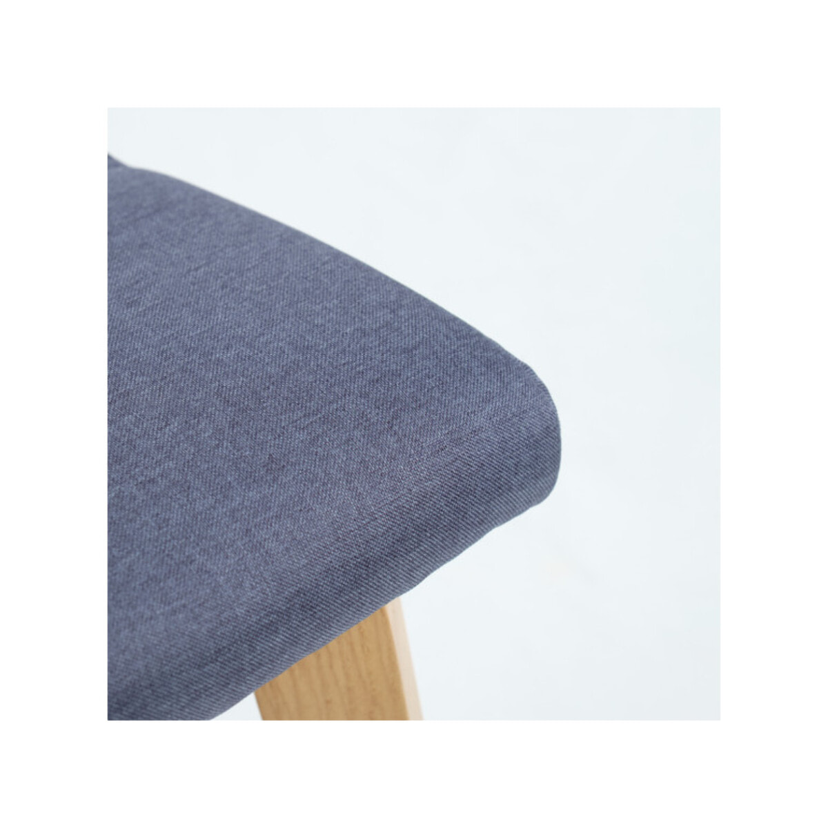 Lot de 2 chaises en tissu et capitonné design scandinave - MANON