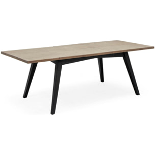 Table à manger extensible bois recyclé 170-220 cm VITTORIA