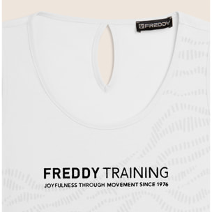 Canotta con Dettaglio Cut-Out e Grafica FREDDY