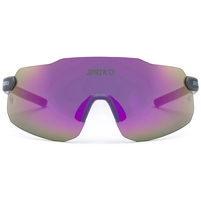 Briko - Occhiali, Uomo Donna, Grigio - Starlight 2.0 3 Lenses