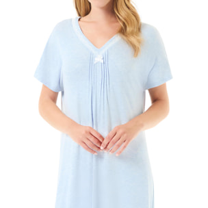 Camisón corto celeste