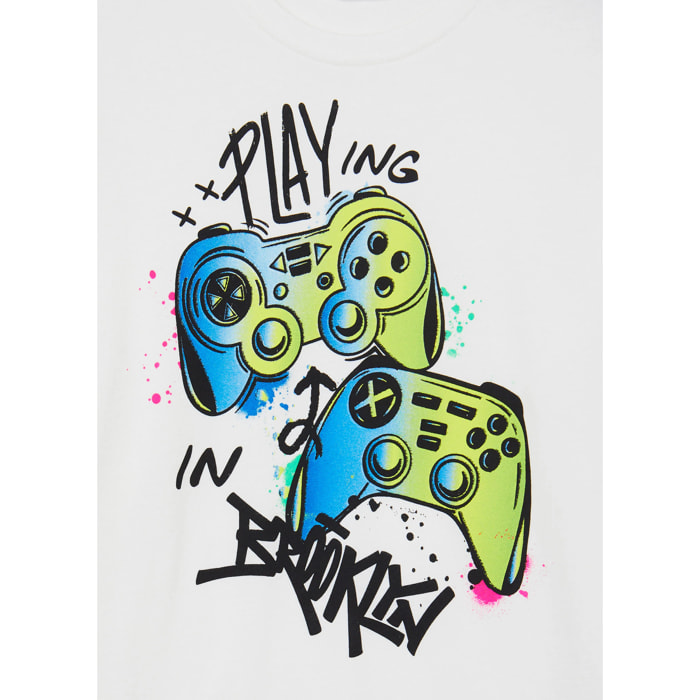 T-shirt stampa joystick