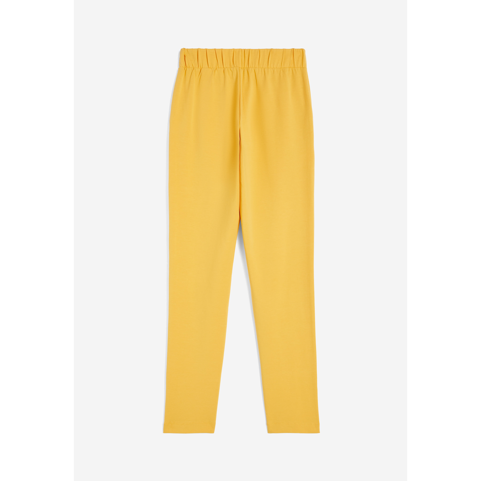 Pantaloni donna in jersey stretch con dettagli tropical