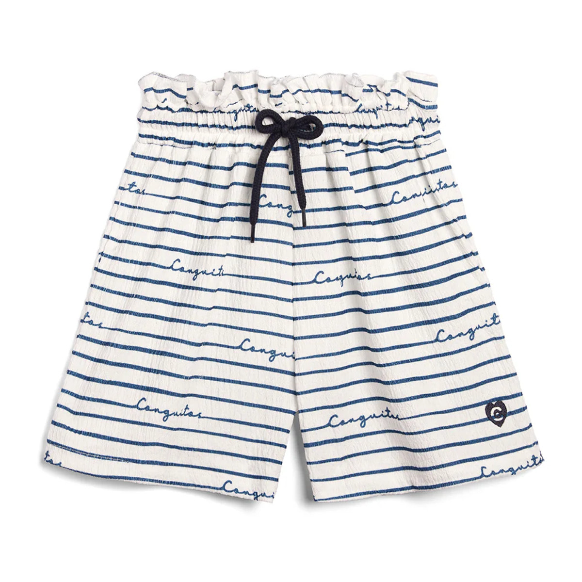 Shorts de Rayas Cintura Elástica