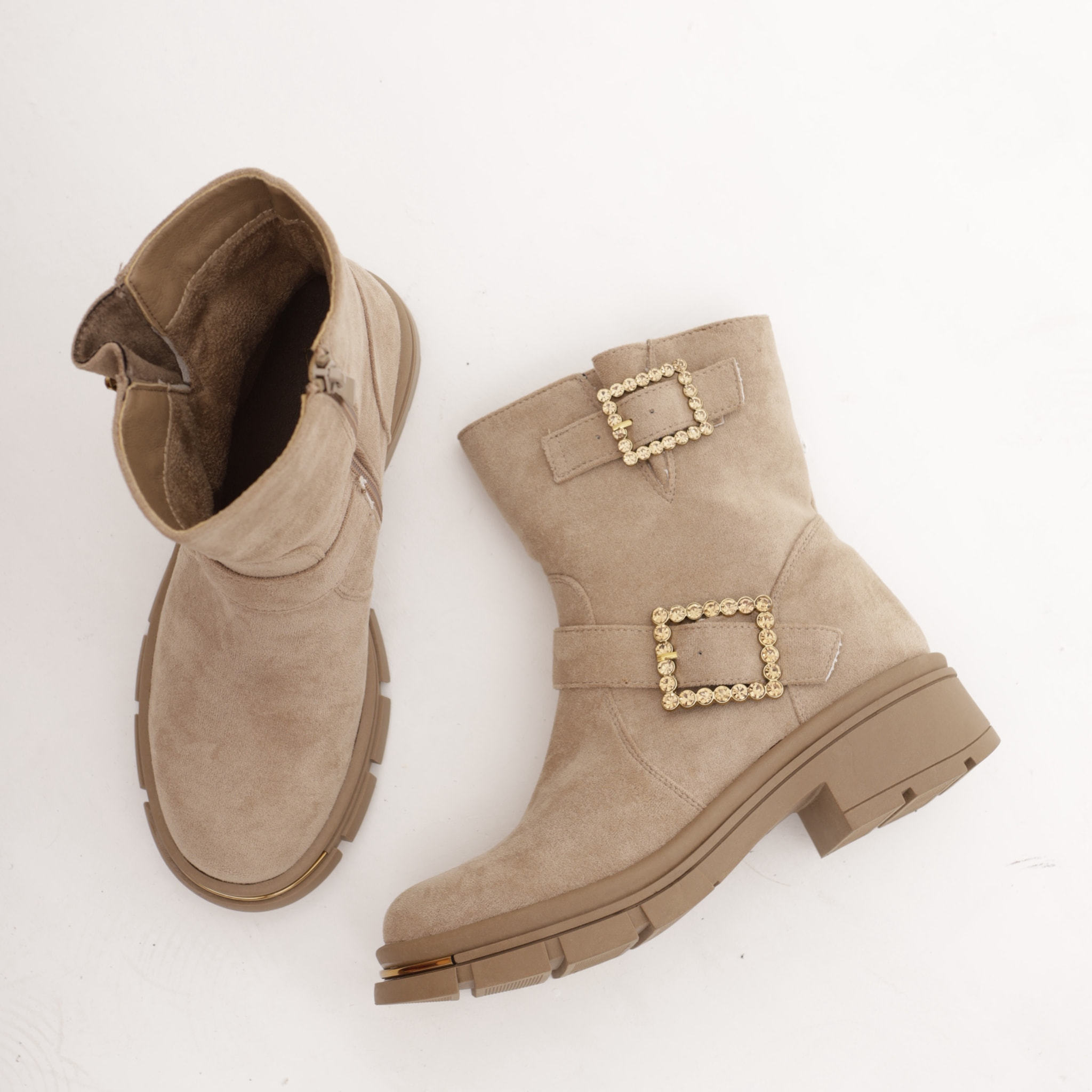 BIKER BASSO STONE CHOCOLA' TAUPE