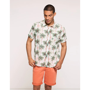 Camisa Manga Corta Blanco - Vegaspalm