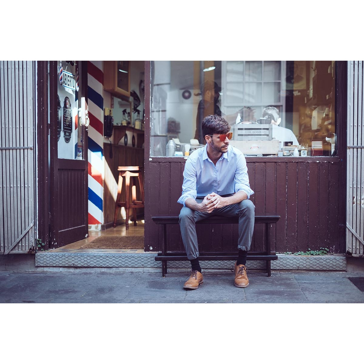 OCCHIALI DA SOLE OCEAN GENOVA in Rosso