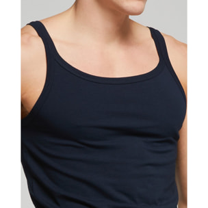 CANOTTA SPALLA STRETTA SCOLLO U