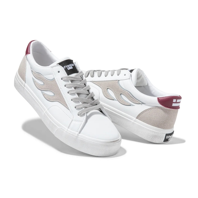 Zapatillas Bajas Hombre Echo Flame en Blanco D.Franklin