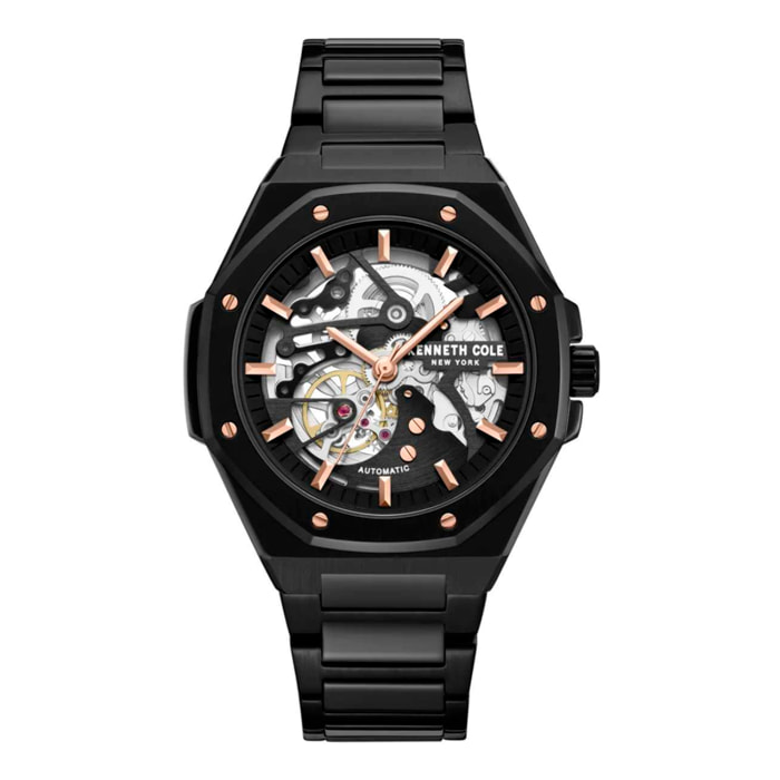 Reloj Kenneth Cole KCWGY0058902 Hombre Analogico Automatico con Correa de Acero inoxidable
