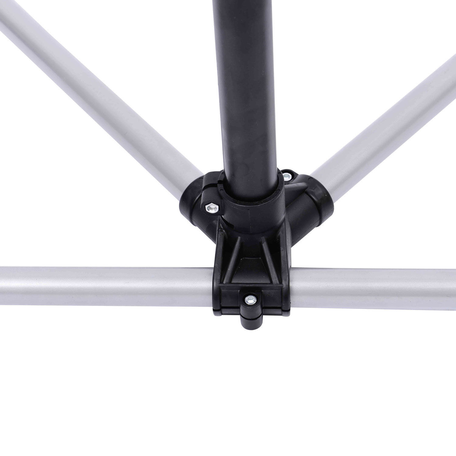 Pied d'atelier vélo réparation support pied de montage pivotant 360° hauteur réglable argent