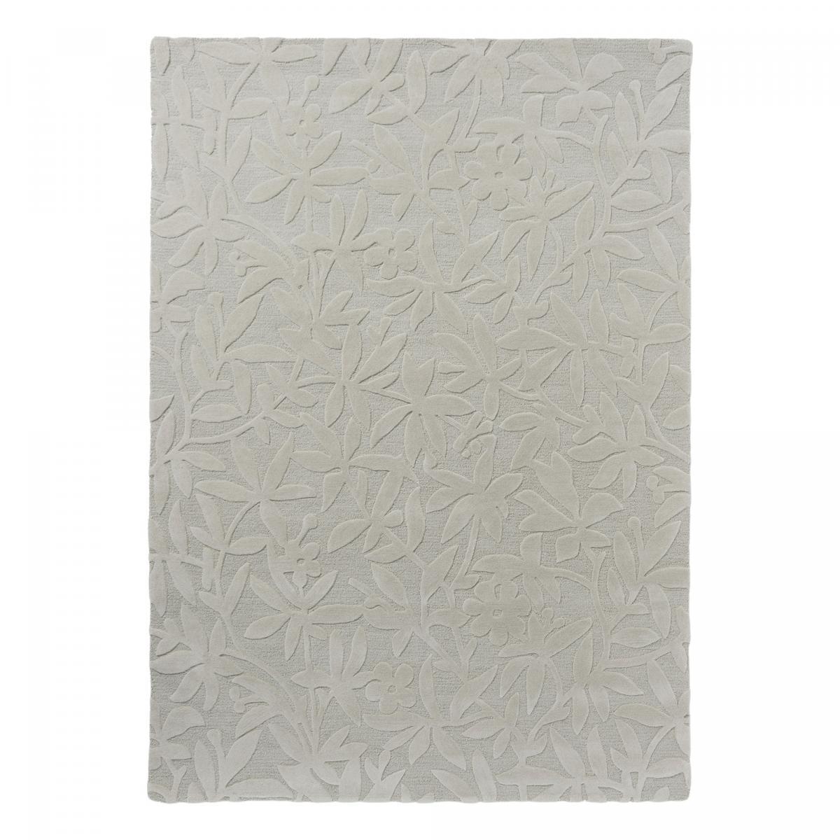 Tapis salon et chambre fait main en laine motif floral ALTA