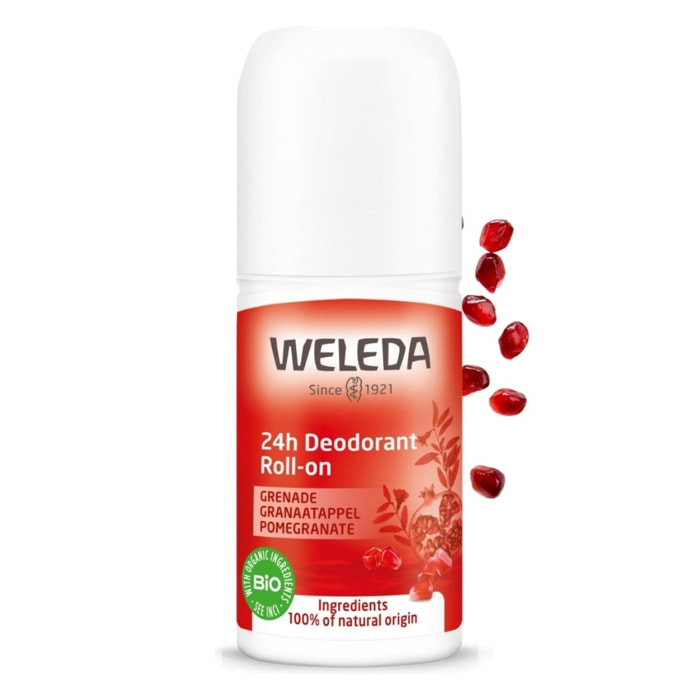 WELEDA - Déodorant roll-on 24H Grenade - 50 ml