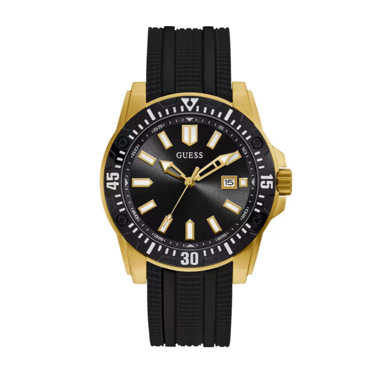 Reloj Guess GW0055G4 Hombre Analogico Cuarzo con Correa de Silicona
