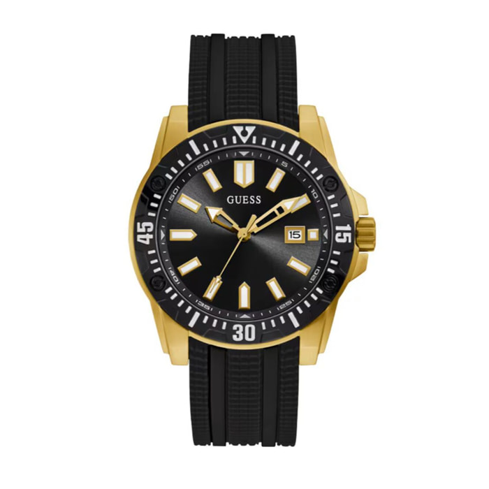 Reloj Guess GW0055G4 Hombre Analogico Cuarzo con Correa de Silicona