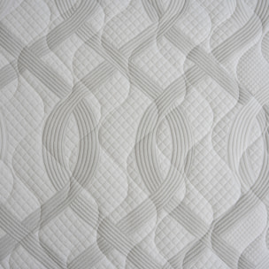 Materasso Luxury Singolo 80x190 Altezza 26cm Memory Foam 2 Strati Sfoderabile Con Tessuto Pregiato Intreccio Con Fascia Perimetrale Capitonè (Antiacaro - Anallergico - Antibatterico - Ergonomico)