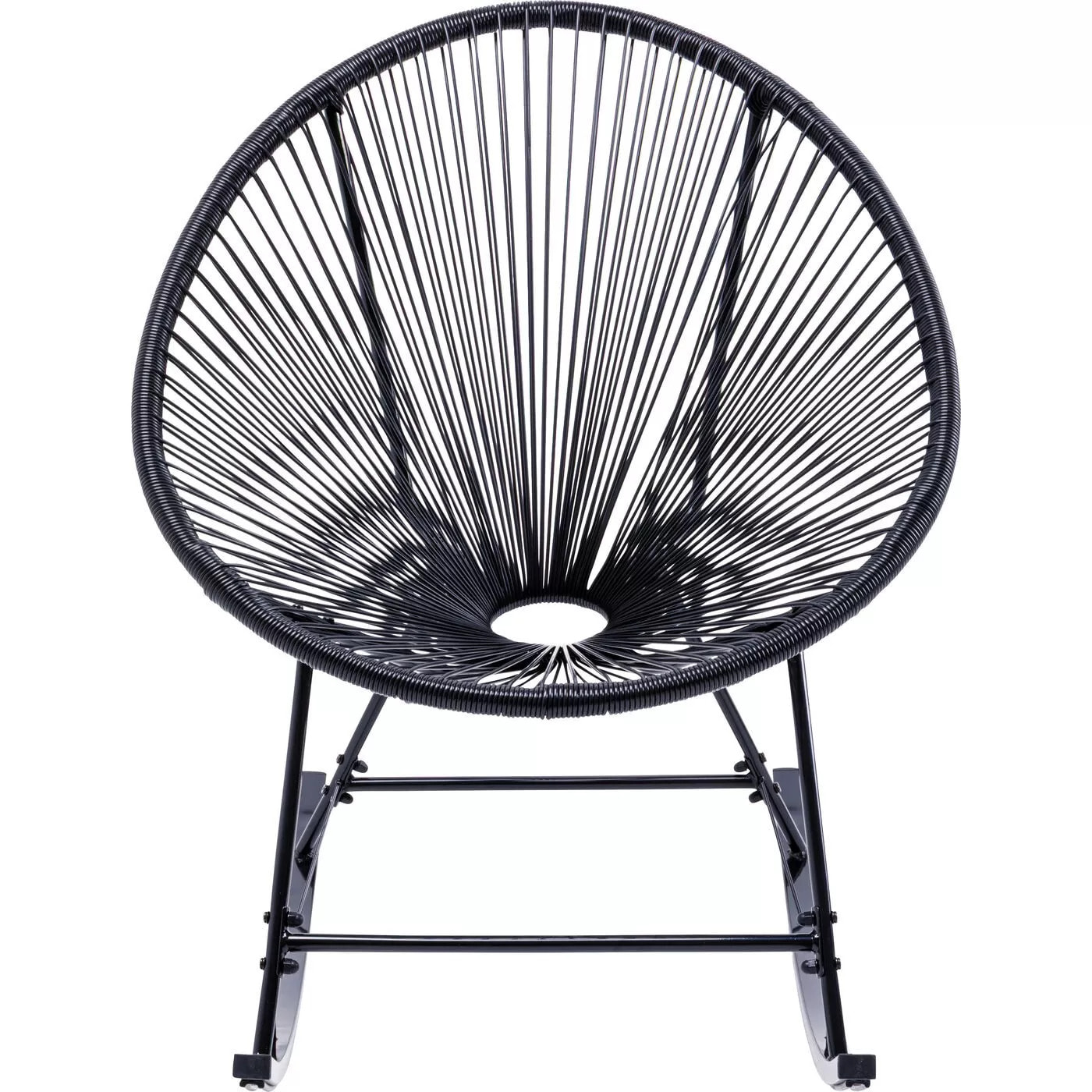 Fauteuil à bascule Acapulco noir Kare Design