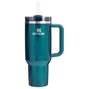 Botella de agua Isotermica - 1,18L - QUENCHER® H2.0 FLUTED TUMBLER - Marina Shine