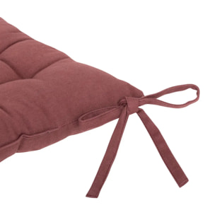 Galette de chaise "Anjali" prune 38x38cm