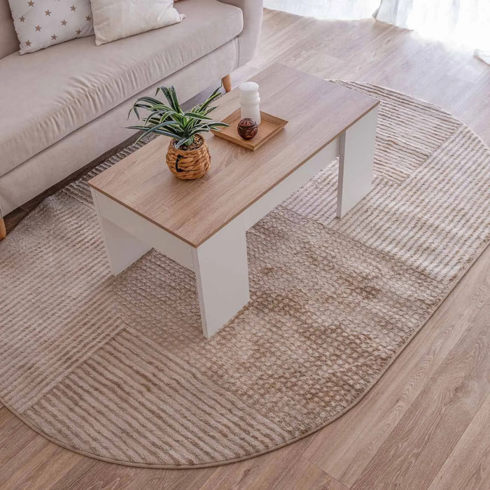 Alfombra tulia beige 235x160cm