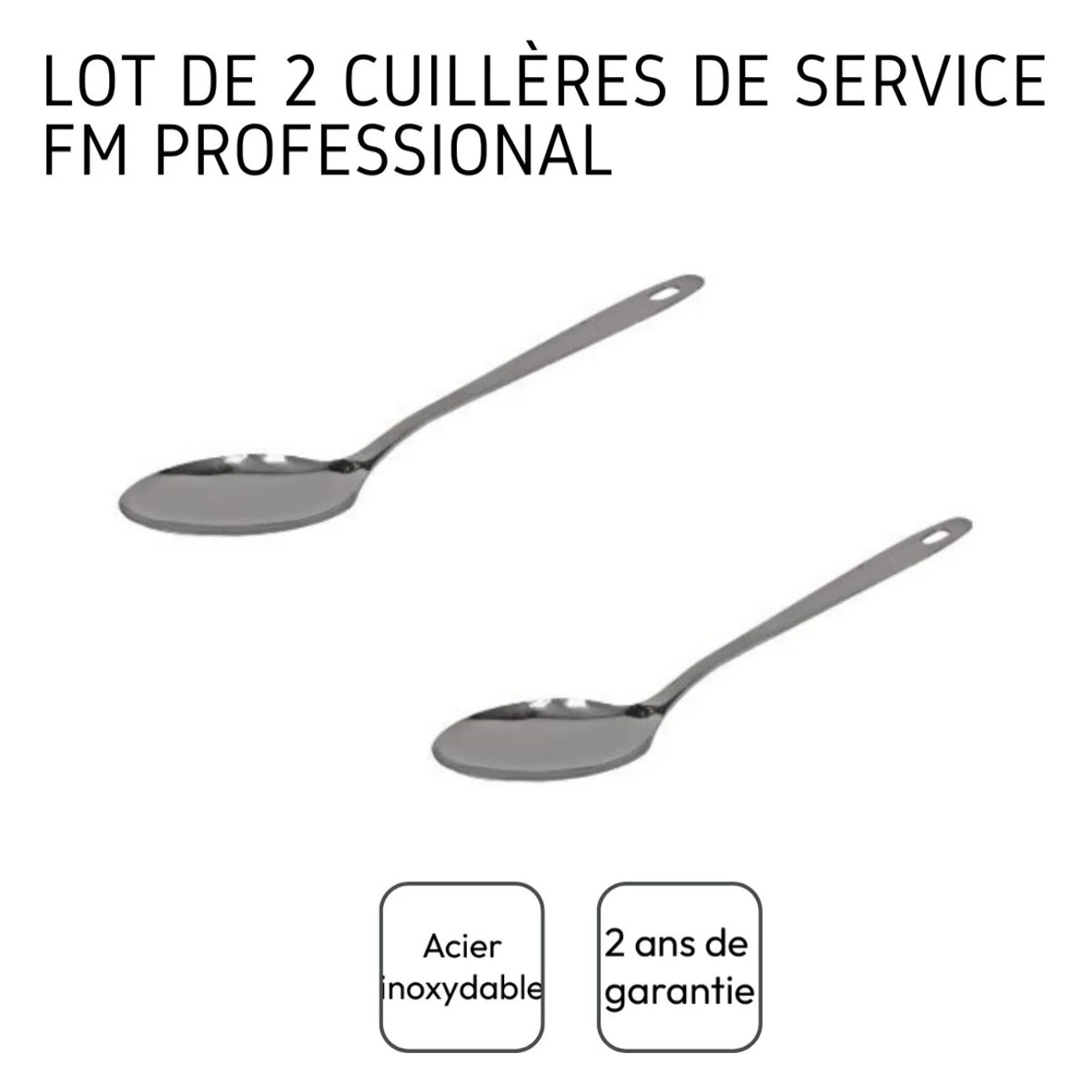 Lot de 2 cuillères de service FM Professional