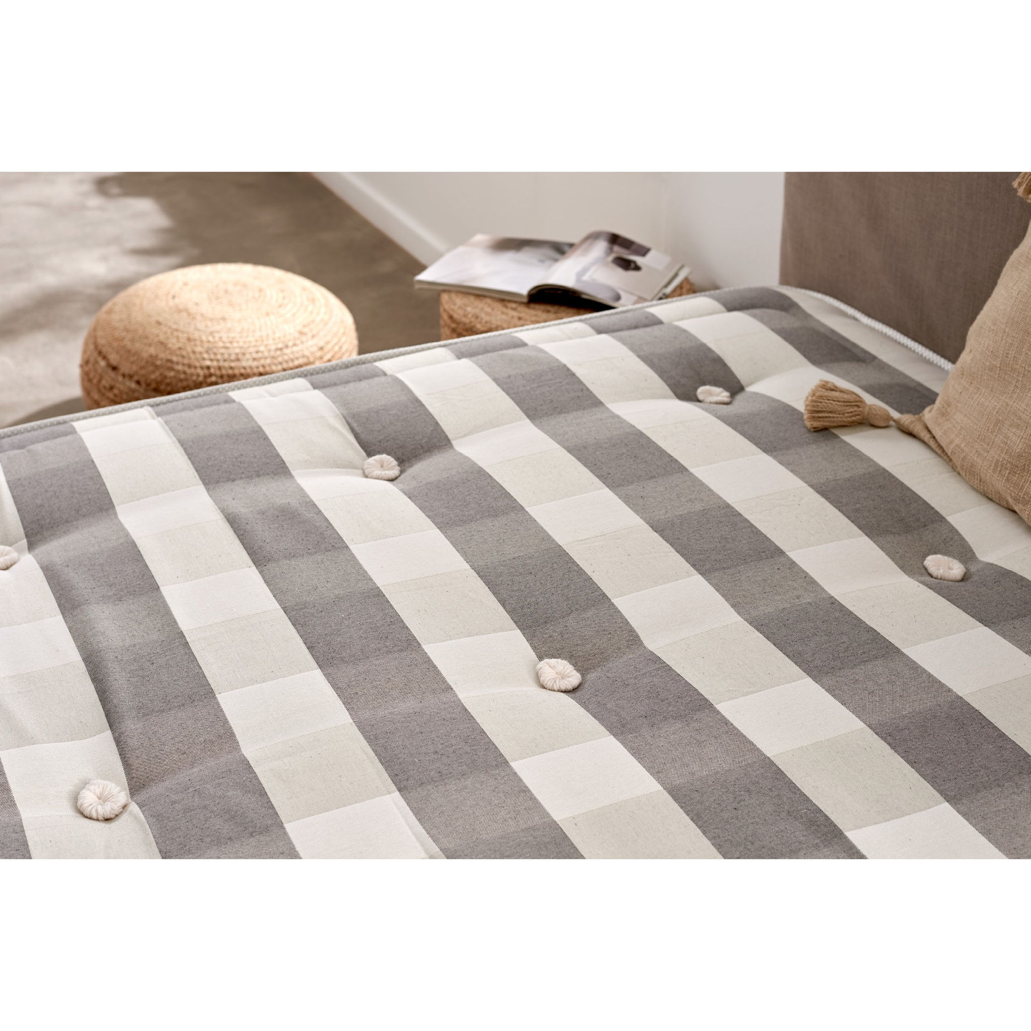 Matelas Grand Spring Nature Ressorts ensachés, 30 cm, 2 places - Moonia