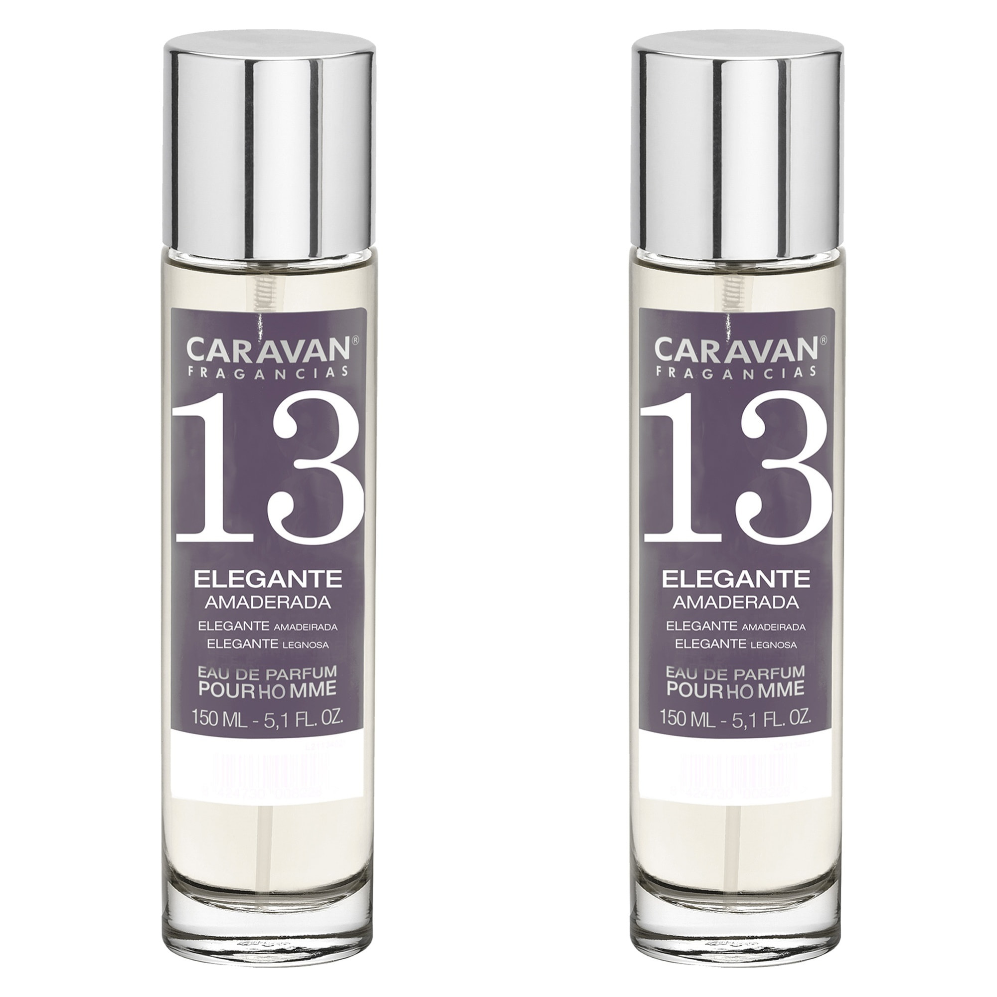 Caravan fragancias set de 2 frascos perfume de hombre nº13, de 150 ml