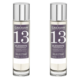 Caravan fragancias set de 2 frascos perfume de hombre nº13, de 150 ml