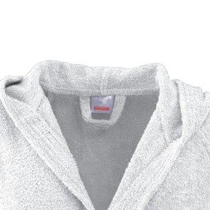 Bassetti Morbido Accappatoio 360 gr con Cappuccio 100% Cotone Uomo Donna Spugna Taglie Forti - ITALY Designed - Collezione VIVIAN - BIANCO 13