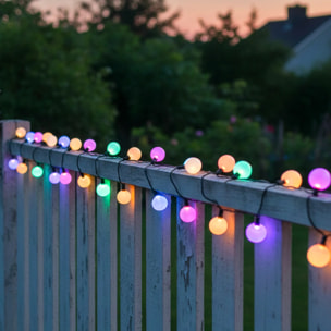 Guirlande solaire BILLY 100 boules 11M