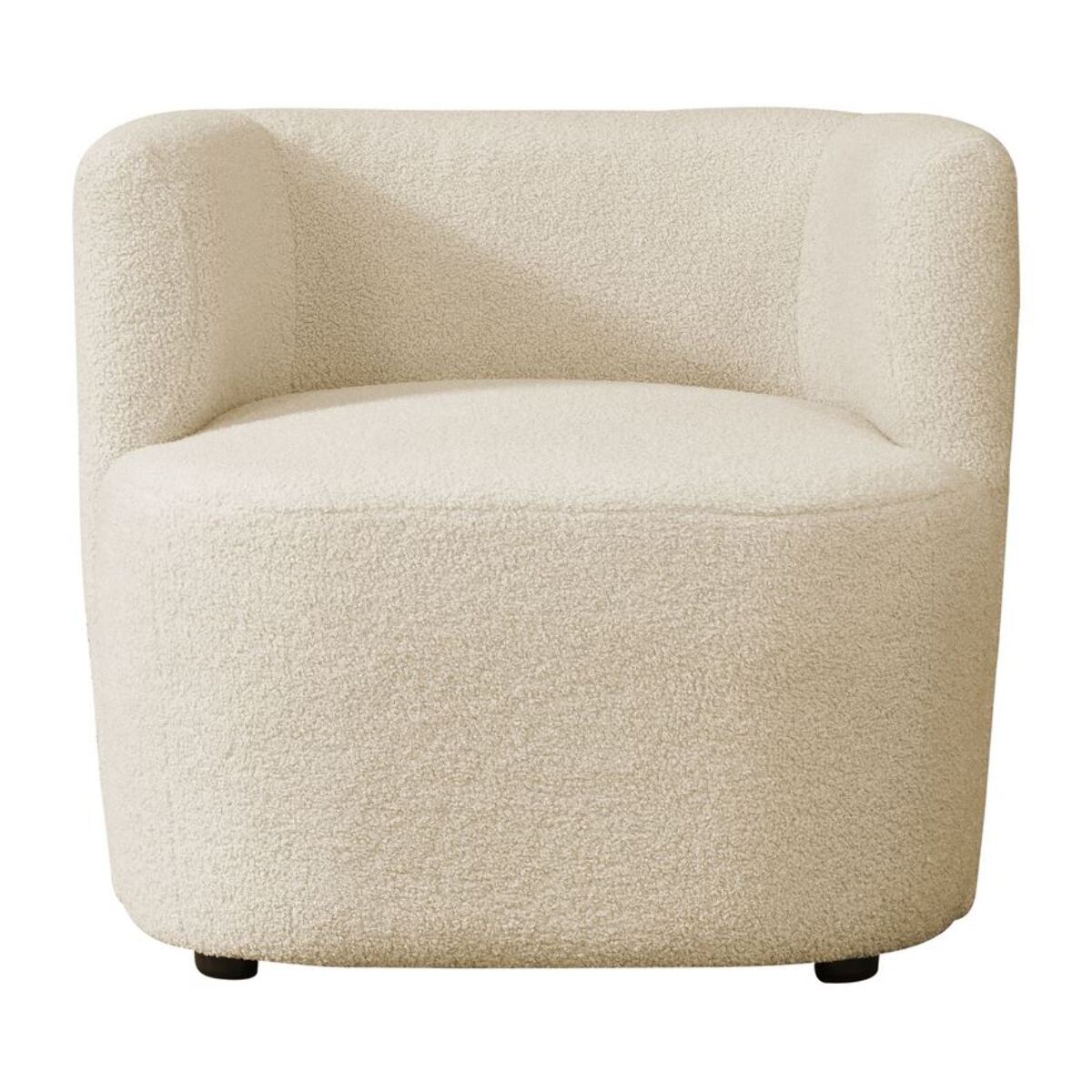 Poltrona teddy beige da interni 75x70x68 cm - Seattle