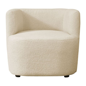 Poltrona teddy beige da interni 75x70x68 cm - Seattle