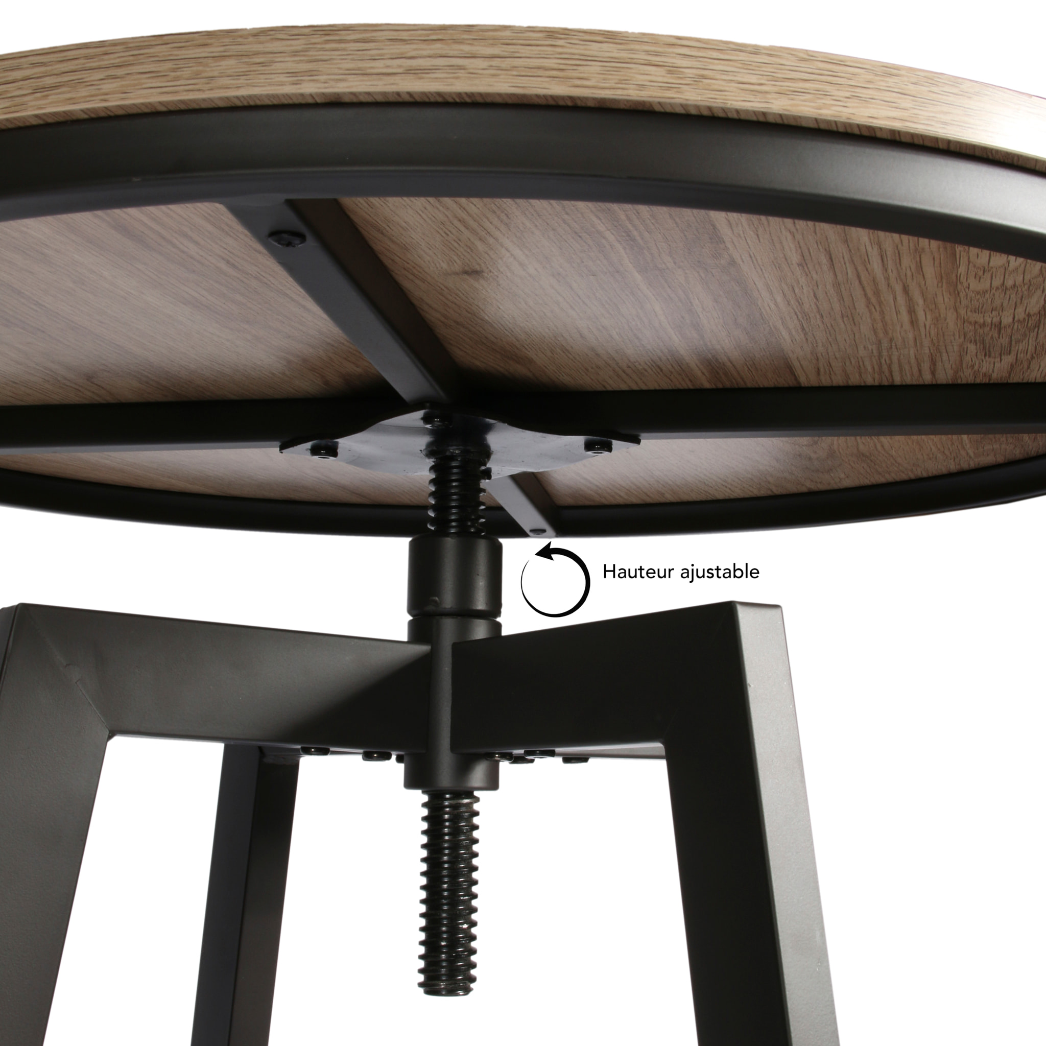 Table Mange Debout 2 Tabourets Reglables Aria