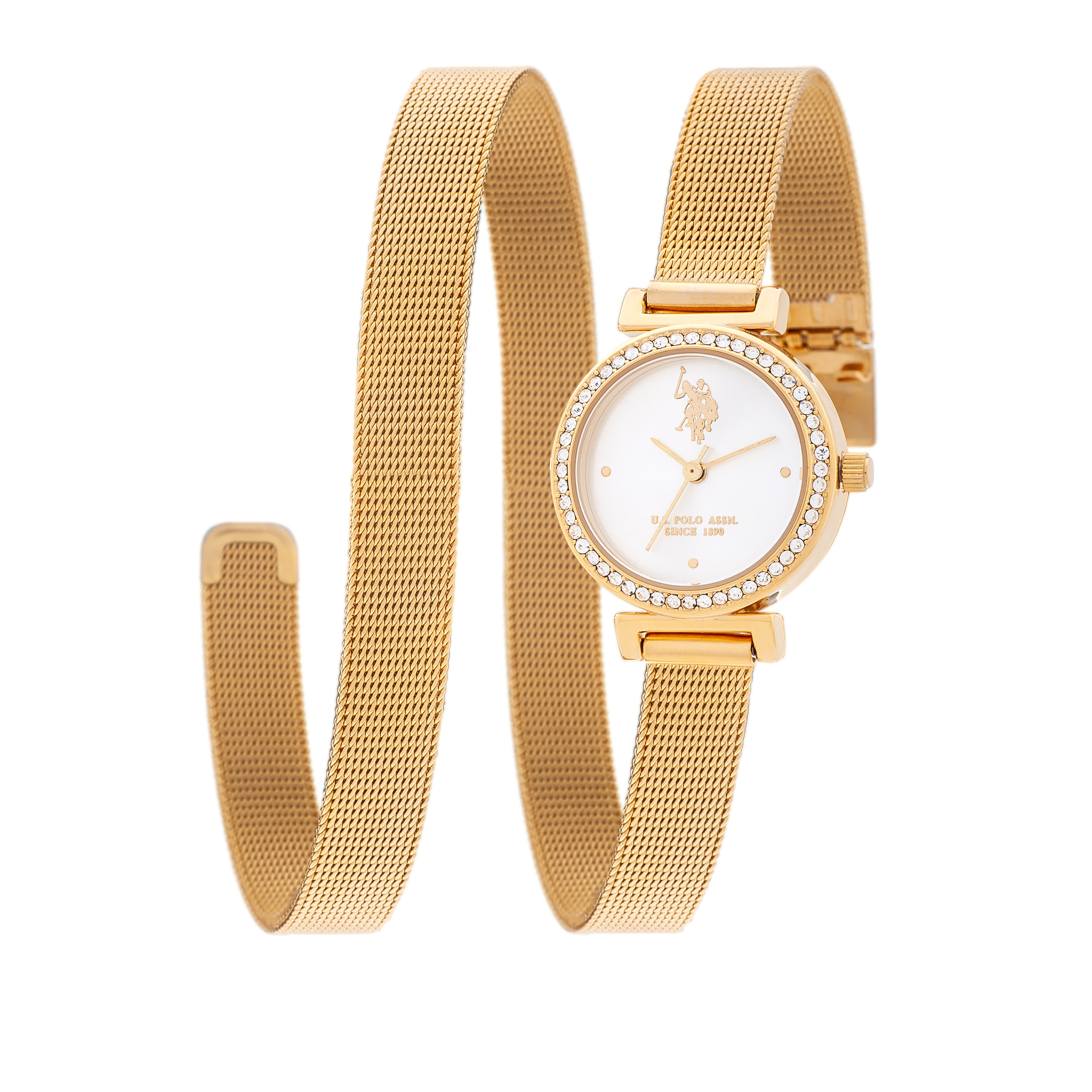 Orologio U.S. Polo Assn. con maglia milanese
