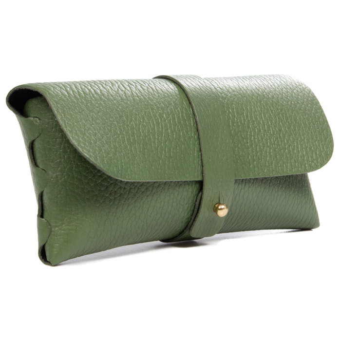 Argelato mini bolso de mano / cartera mujer. Piel auténtica Dollaro.