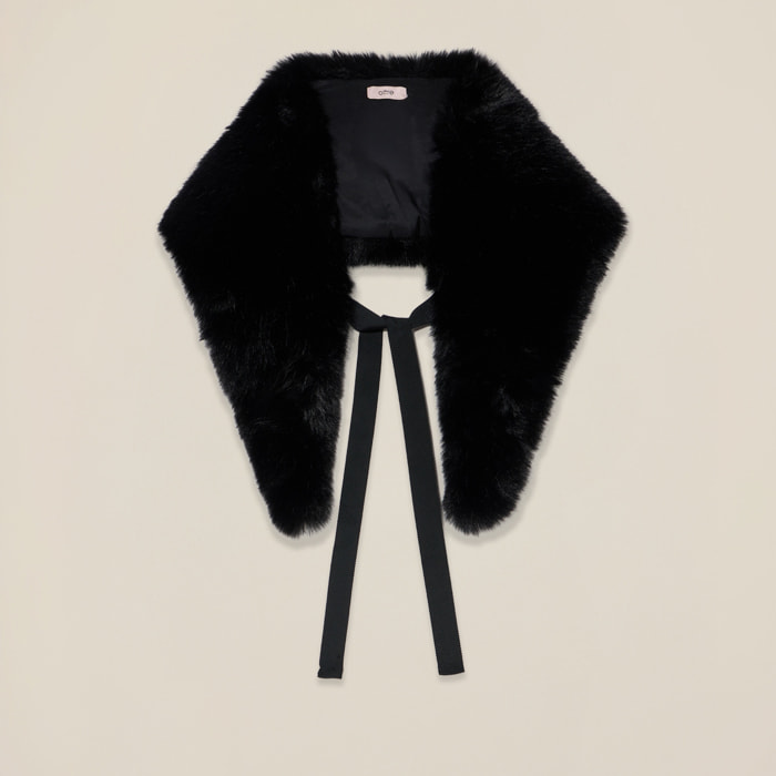 Oltre - Collo in peluche - Nero